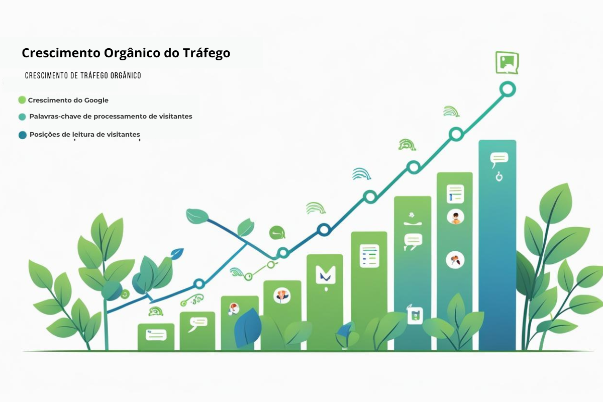 SEO e resultados no Google representando o tráfego orgânico